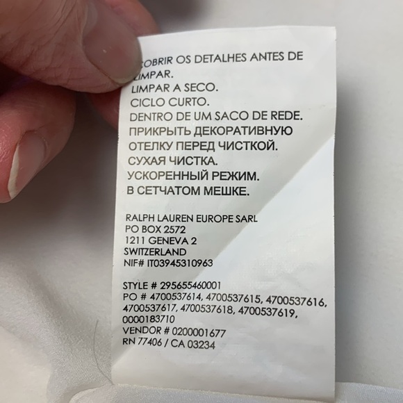 Club Monaco Embellished Skirt, Fully Lined, Side Zipper, Scalloped Hem - Picture 12 of 12